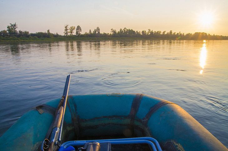 hunting from boat