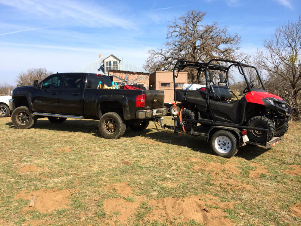 will a honda pioneer 700 fit on a 5x8 trailer